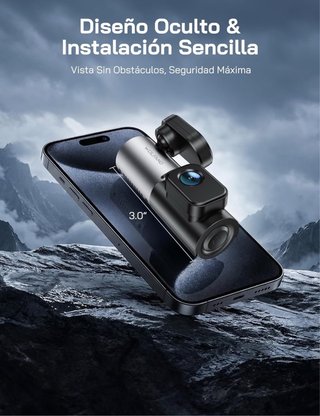 NUEVO! (30€) 2.5K Dashcam WiFi Mini Cámara Coche