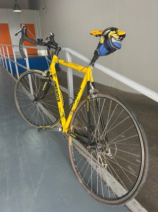 Bicicleta de carretera MENDIZ amarilla