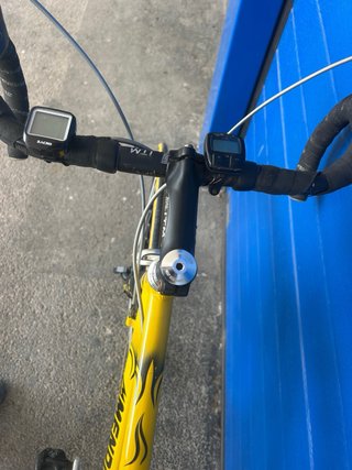 Bicicleta de carretera MENDIZ amarilla