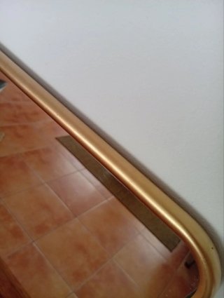 Espejo dorado Mid Century