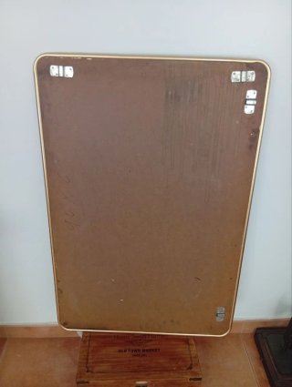 Espejo dorado Mid Century