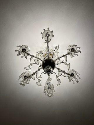 Lámpara de cristal de bohemia