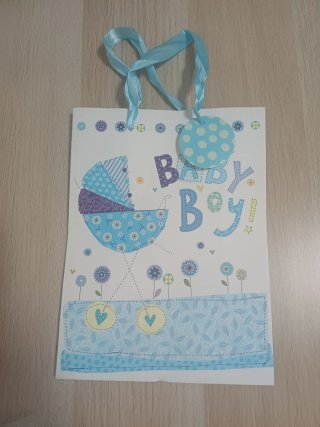 Lote 3 baberos bebé con bolsa regalo