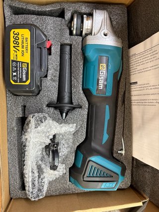 Amoladora Gisam 18V + Batería y Cargador