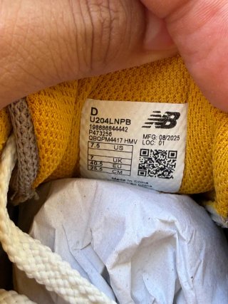 New Balance 204 Grigio Giallo
