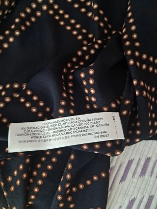 Vestido Massimo Dutti Estampado