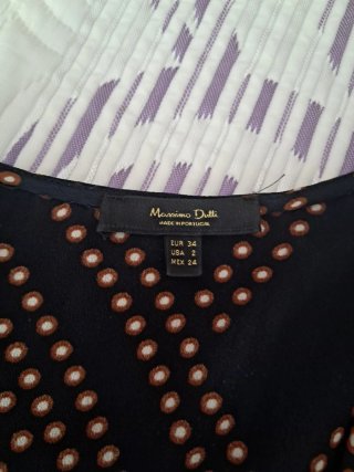 Vestido Massimo Dutti Estampado