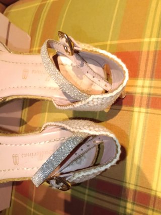 Pretty Ballerinas Sandalias Doradas y Plateadas