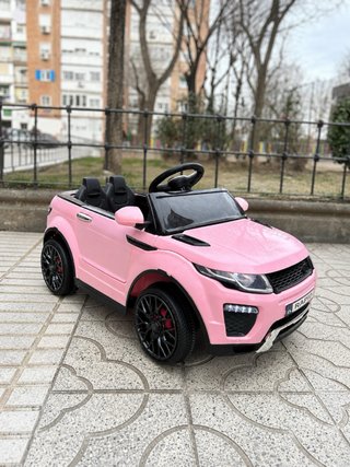 Carrito eléctrico bebé rosa
