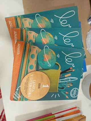 Libros Lengua y Literatura 1°ESO Anaya.