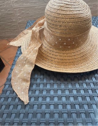 Cappello di paglia donna con nastro