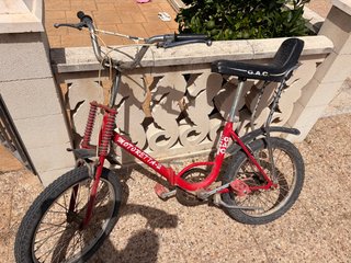Bicicleta Motoretta 2 Vintage Roja