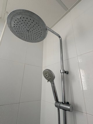 Bañera y mampara de cristal