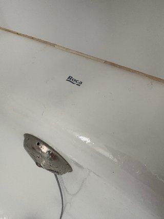 Bañera y mampara de cristal