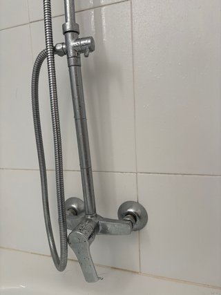 Bañera y mampara de cristal