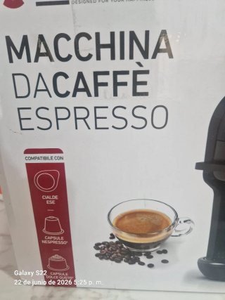 Cafetera BEHOME Espresso Negra