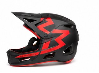 Casco Integral MTB Talla M Negro/Rojo