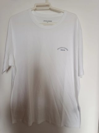 Camiseta Jack & Jones Talla XXL Blanca