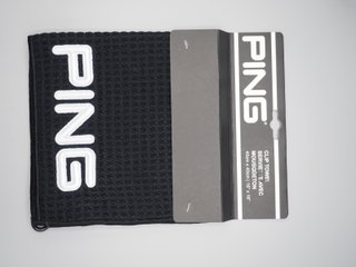 Toalla de Golf PING Clip Towel Negra