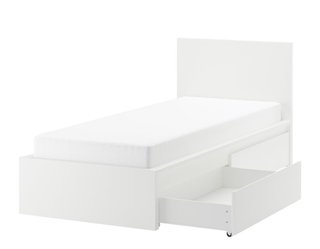 Pack de Camas de 90 MALM Ikea (Negra y Blanca)