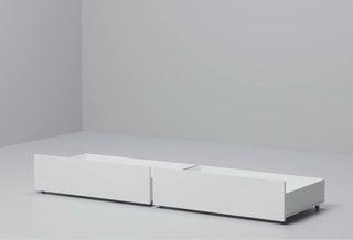 Pack de Camas de 90 MALM Ikea (Negra y Blanca)