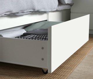 Pack de Camas de 90 MALM Ikea (Negra y Blanca)