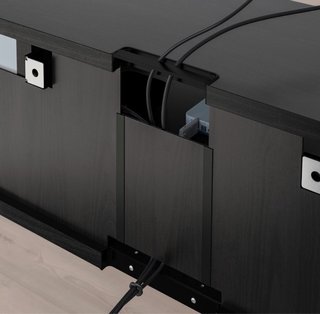 Mueble TV Ikea Besta Negro Nuevo