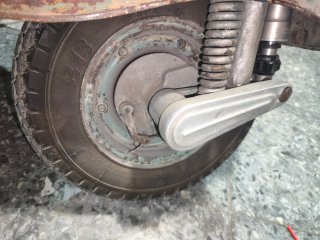 ruedas vespa 8 con Patina