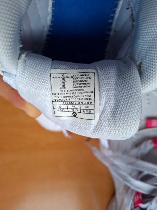 Zapatillas Mujer Talla 36 Blancas y Rosas