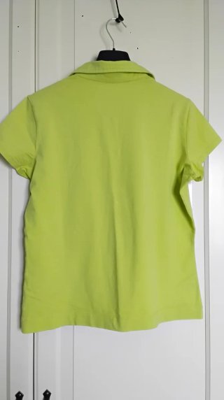 Maglietta donna verde con scritte