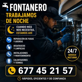 Fontanero 24/7 Festivos Urgencias