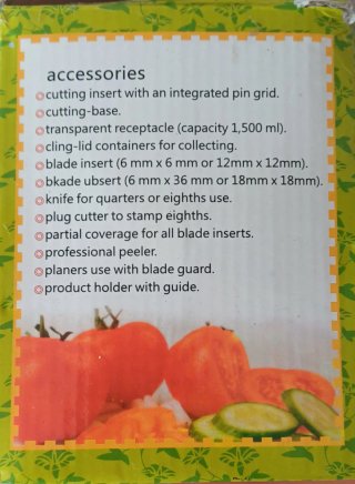 Set trita verdure One Step Precision Cutting