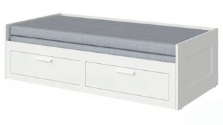 Cama Bremnes Ikea Blanca con Cajones
