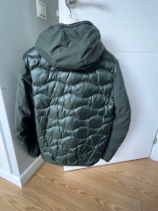 Cazadora Blauer verde plumifero/neopreno