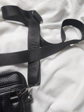 Bandolera Emporio Armani Piel Negra