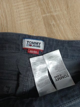 Pantalón Tommy Hilfiger Gris Slim Fit