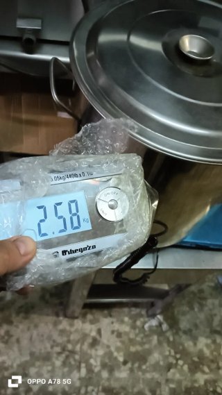 Olla alta acero inox 35cm para sopas  fondo fino