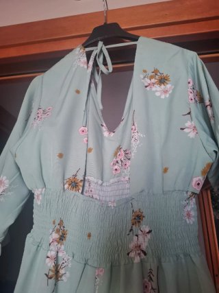 Tuta Shein floreale verde taglia L