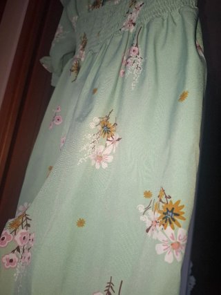 Tuta Shein floreale verde taglia L