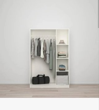 Armario Blanco 117x55x176 cm