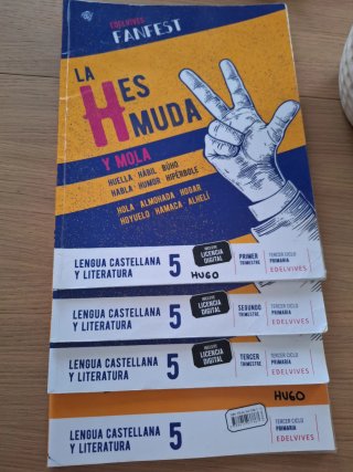 Libros 5° primaria Edelvives Fanfest, SM y Oxford