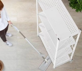 Estante Plegable 4 Niveles Blanco