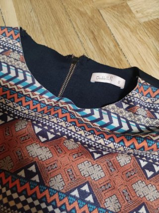 Conjunto Top y Falda Estampado Étnico