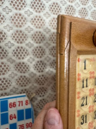 bingo y loteria de madera, falta el 48 y 86 el num