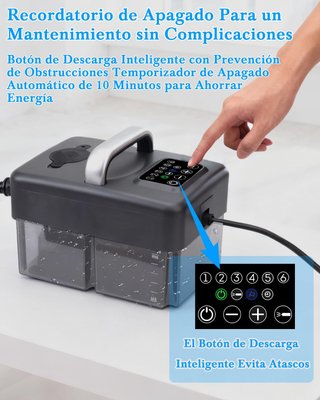 Vaporeta Limpieza Hogar 2500W 6 Niveles