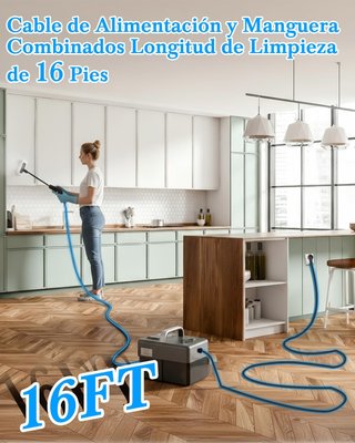 Vaporeta Limpieza Hogar 2500W 6 Niveles