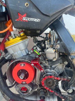 Beta RRT Enduro Moto Blanca y Roja