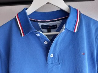 Polo Tommy Hilfiger Clásico Azul Talla S