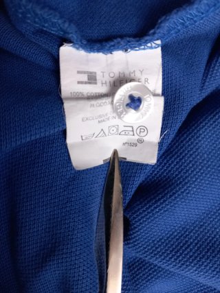Polo Tommy Hilfiger Clásico Azul Talla S