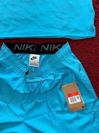 Completo Nike Dri-Fit Blu/Bianco